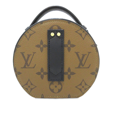 Brown Louis Vuitton Monogram Reverse Mini Boite Chapeau Satchel