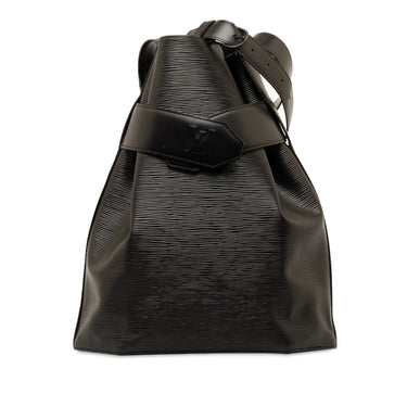 Black Louis Vuitton Epi Sac D Epaule PM Bucket Bag - Designer Revival