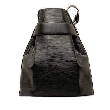 Black Louis Vuitton Epi Sac D Epaule PM Bucket Bag - Designer Revival