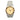 Gold OMEGA Quartz Stainless Steel and 18K Yellow Gold Constellation Watch