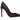Black Gianvito Rossi Satin Pointed-Toe Pumps Size 38.5 - Designer Revival
