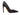 Black Gianvito Rossi Satin Pointed-Toe Pumps Size 38.5 - Designer Revival