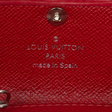 Red Louis Vuitton Epi Leather Key Holder