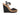 Black Christian Louboutin Leather Espadrille Wedge Sandals Size 40 - Designer Revival
