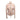 Light Pink & Cream Angelo Mozzillo Striped Leather Jacket Size IT 42 - Designer Revival