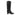 Black Christian Louboutin Suede Knee-High Heeled Boots Size 41.5 - Designer Revival