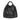Black The Row Leather Double Circle Handbag