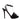 Black Fendi Satin Pleated Heeled Sandals Size 38.5 - Designer Revival