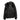 Black Emporio Armani Faux Fur-Trimmed Hooded Textured Jacket Size IT 40 - Designer Revival