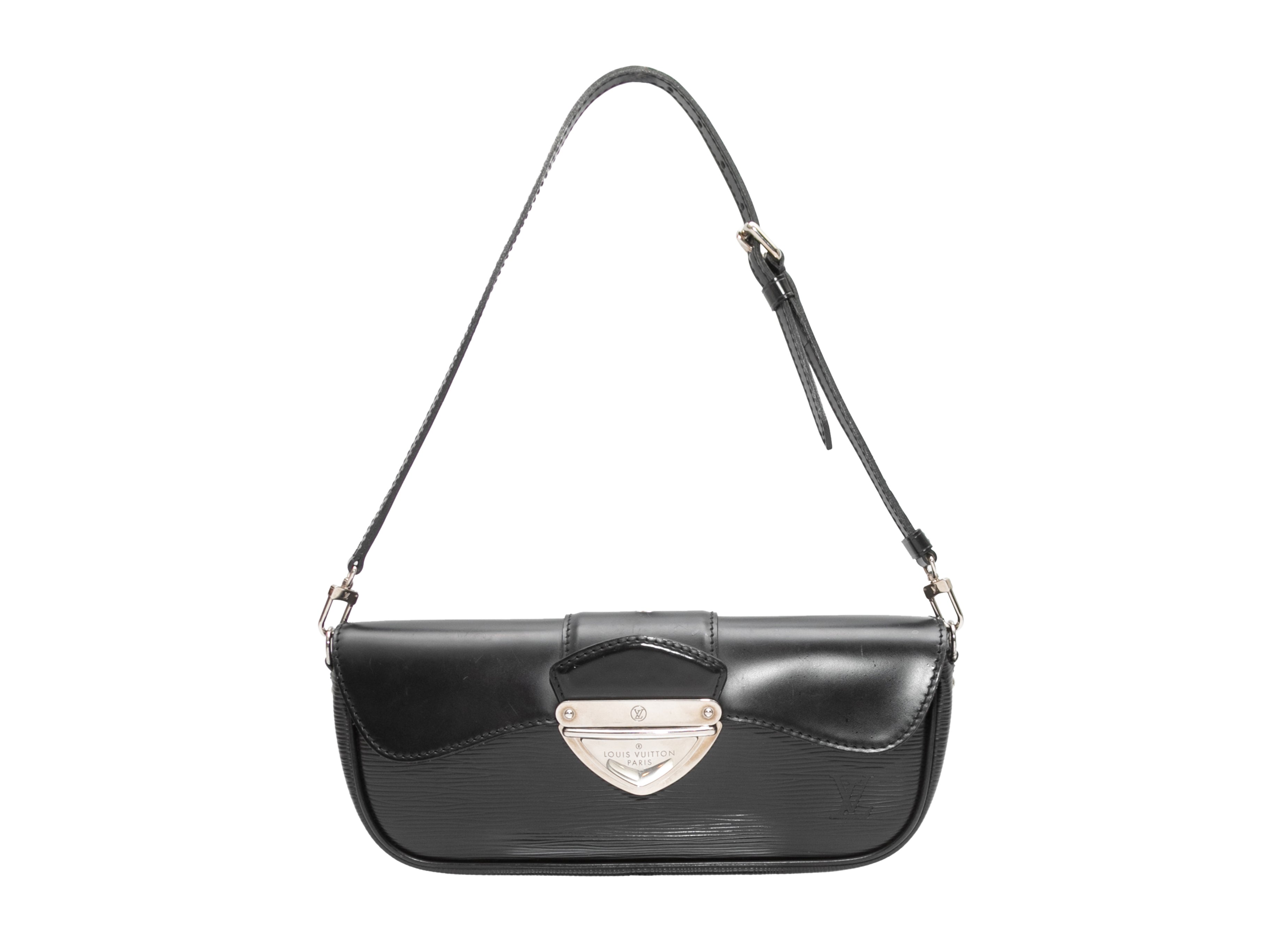 Black Louis Vuitton Epi Montaigne Shoulder Bag