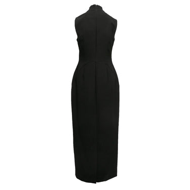 Black Roksanda Kamaria Cutout Dress Size US 14 - Designer Revival