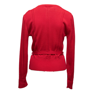 Vintage Red Valentino Boutique V-Neck Cardigan Size US M - Designer Revival