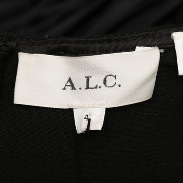 Black A.L.C. Sleeveless Pleated Dress Size US 4