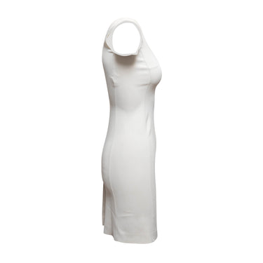 Vintage White Prada Sleeveless Bodycon Dress Size IT 38
