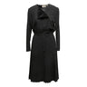 Vintage Black Valentino Boutique Pleated Long Sleeve Dress Size US M - Designer Revival