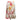 White & Multicolor Comme Des Garcons Girl Floral Print Skirt Size US M - Designer Revival