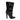Black Jimmy Choo Patent Leather Heeled Boots Size 38 - Designer Revival