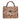 Brown Jimmy Choo Snakeskin Top Handle Bag