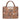 Brown Jimmy Choo Snakeskin Top Handle Bag