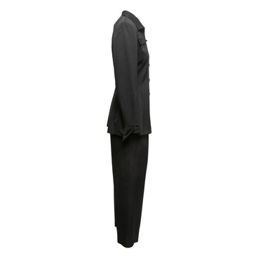 Vintage Black Omo Norma Kamali Wool Blazer Size US XS/S - Designer Revival