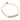 18K Yellow Gold Vermeil Monica Vinader Pave Diamond Friendship Bracelet - Designer Revival