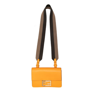 Orange Fendi Mini Crossbody Bag - Designer Revival