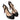 Black Christian Louboutin Patent Slingback Heeled Sandals Size 35.5