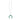 Emerald Bavna Crescent Pendant Necklace - Designer Revival