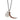 Silver Jennifer Miller Snake Motif Pave Diamond Horn Pendant Necklace - Designer Revival