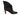 Black Chloe Suede & Leather Heeled Ankle Boots Size 37 - Designer Revival