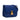 Blue Celine Medium Classic Box Crossbody Bag - Designer Revival