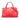 Red Gucci Calfskin Swing Top Handle Satchel - Designer Revival