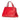 Red Gucci Calfskin Swing Top Handle Satchel - Designer Revival