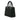 Black Dior Medium Denim Cannage Lady Dior Satchel
