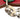 Red Hermès Leather Apple Bag Charm Key Chain - Designer Revival
