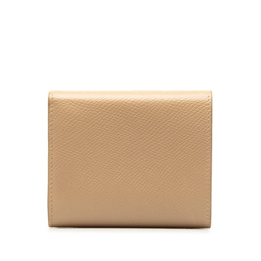 Brown Celine Leather Trifold Wallet