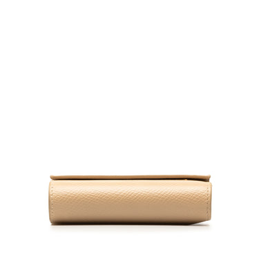 Brown Celine Leather Trifold Wallet - Designer Revival