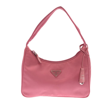 Pink Prada Mini Tessuto Re Edition 2000 Shoulder Bag - Designer Revival
