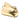 Gold Fendi Small Metallic Nappa Fendi First Crossbody