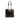 Black Chanel Small Glazed Calfskin Deauville Tote - Designer Revival