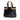 Black Gucci Leather Web Handbag - Designer Revival