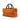 Orange Gucci Medium Calfskin Bamboo Shopper Satchel