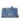 Blue Louis Vuitton Epi Denim Twist Azteque Wallet on Chain Crossbody Bag
