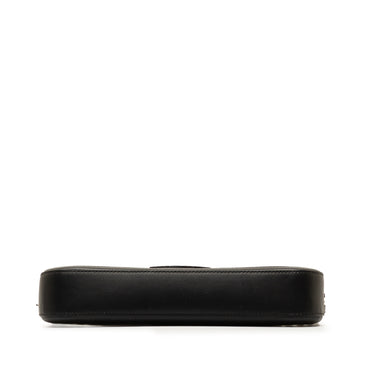Black Fendi Medium Zucca PVC Baguette Satchel