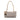 Beige Fendi Zucchino Canvas Triple Strap Pochette Shoulder Bag