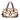 White Gucci Printed Canvas Bamboo Horsebit Handbag - Designer Revival