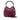 Purple Gucci Pebbled Calfskin Miss Bamboo Bucket Bag