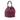 Purple Gucci Pebbled Calfskin Miss Bamboo Bucket Bag