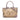 Brown Gucci GG Canvas Sukey Satchel - Designer Revival