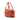 Orange Gucci Medium Leather Bamboo Bar Tote - Designer Revival